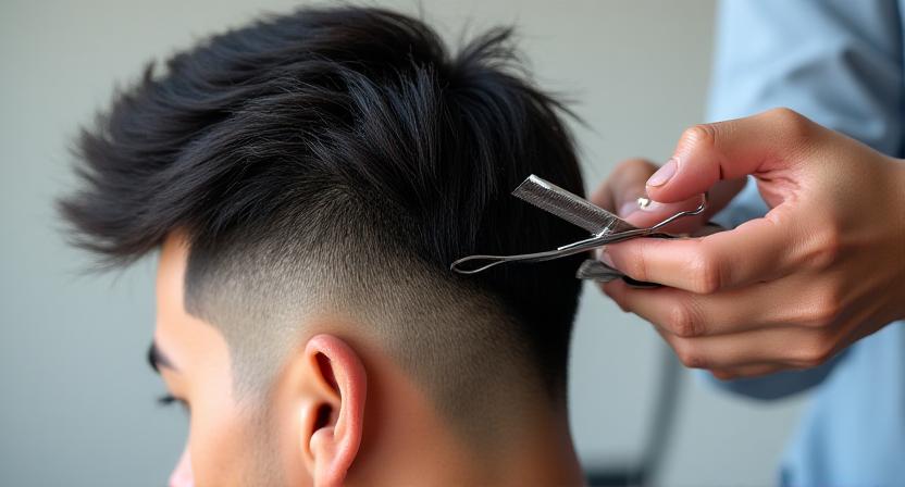 Precision haircut by master stylist